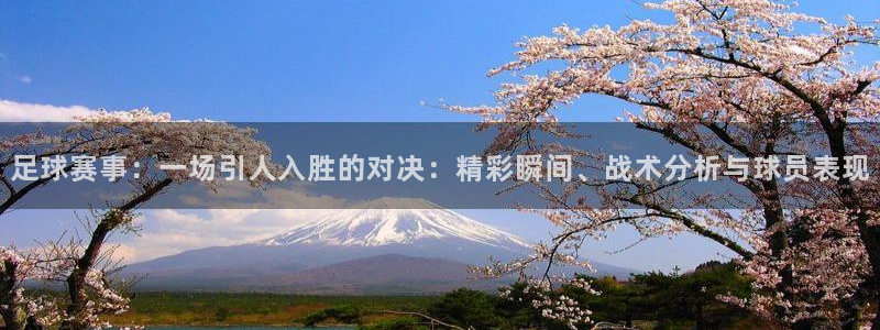 足球赛事：一场引人入胜的对决：精彩瞬