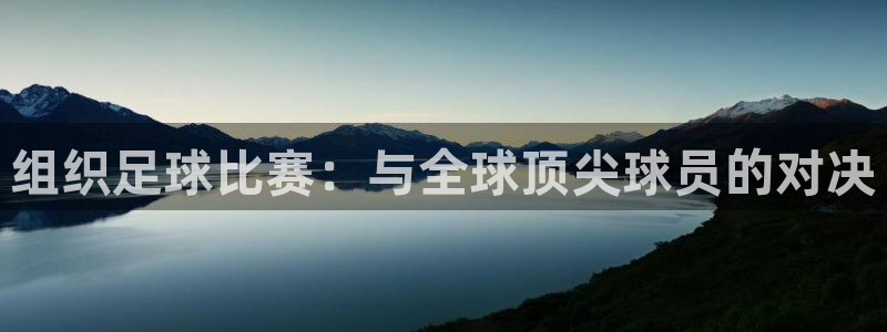 组织足球比赛：与全球顶尖球员的对决